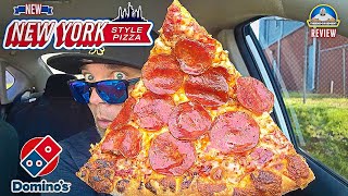 Domino's® New York Style Pizza Review! 🗽🍕 | Better Than Brooklyn Style? | theend