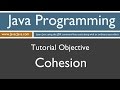 Learn Java Programming - Cohesion Tutorial