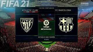 Athletic Club vs Barcelona Feat. Depay, Pedri, Griezmann, | Laliga 2021/2022 | Gameplay & Full match