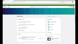 Workday Homepage redesign