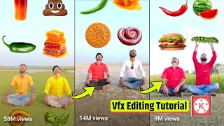 Fruit & Animals खाने वाली Magic Game Video Editing Tutorial | Vfx Funny Magic Video Kaise Banaye 🔥