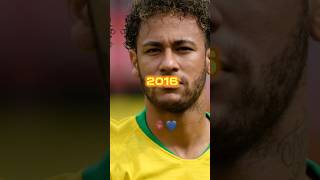 Neymar through the years #shortfeed #shorts #football