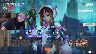 20K HEALS! ASPEN INSANE JUNO OVERWATCH 2 SEASON 14 TOP 500