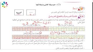 الصف العاشر\\موسيقا لغتي \\الكتابة العروضية والتقطيع \\المنهاج الجديد\\مجدولين الحريري