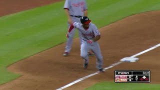 WSH@MIA: Harper hits sac fly to cut into lead