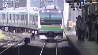 E233系3000番台E-59編成 湘南新宿ライン高崎線直通 特別快速籠原行+E231系U519編成 湘南新宿ライン高崎線直通 特別快速高崎行