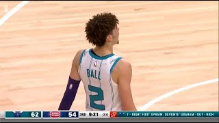 Insane bullet pass by LaMelo Ball | Hornets vs Pistons | NBA Highlights