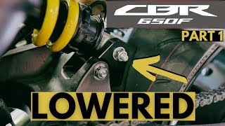 Lowering A Honda CBR650FA: Part 1