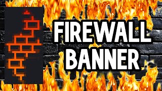 Minecraft - How to make a FIRE WALL Banner!