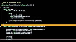 java mulithreading tutorial thread join example