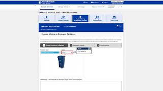 SPU My Utilities Website Tutorial | How to Replace a Container