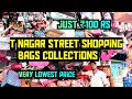 T.Nagar Street shopping bags collections💕 trending slim bags laptop bags all' bags very lowest price