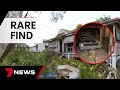 Rare classic Ford Falcon found hidden under Coorparoo family home | 7 News Australia