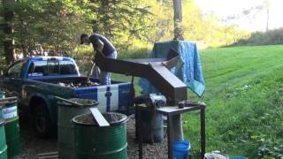 Crushing a Few Hundred Pounds of Glass with My New Hammer mill Crusher