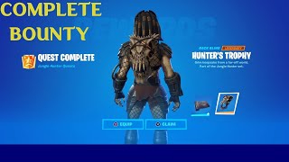 Complete a Bounty As Predator | Fortnite