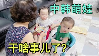 韓國奶奶被倆雙胞胎孫子感動了！看看一歲大的小孫子幹了啥事？