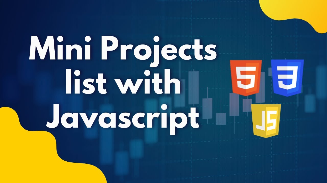 JavaScript Mini Projects | Front End Projects For Beginners |JavaScript ...