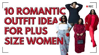 10 Plus Size Valentine's Day Outfit Ideas | Try On Haul | Date Night Outfits | Plus Size Fashion