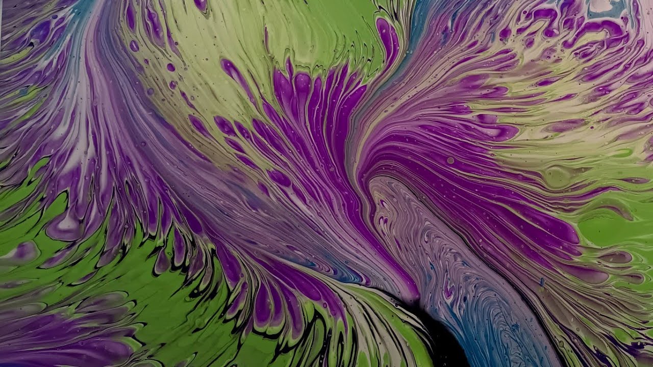 147 Beautiful Multiple Wandering Straight Pours Must See Acrylic