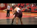 Indianapolis - Lawrence Central's Sam Torres pins Fishers' Patrick Stevens in this dual