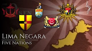 Lima Negara | Five Nations - Malaysian Patriotic Song