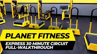 Planet Fitness 30 Minute Circuit (PF EXPRESS WORKOUT WALKTHROUGH!)