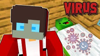 Maizen : Let's kill the virus!😈 - Minecraft Parody Animation Mikey and JJ