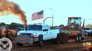 3 Wicked Tractor Pulling Diesel TRUCKS!!! @ TTTPA in FREDRICKBURG, TX