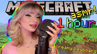 ASMR 1 Hour of Tingly Minecraft Gameplay