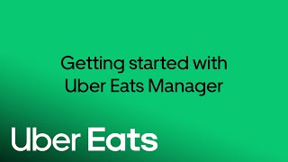 Uber Eats Manager Overview | Uber Eats