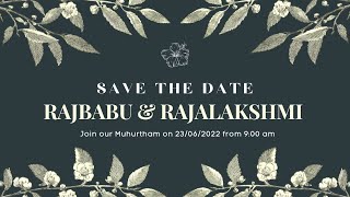 Rajalakshmi Weds Rajbabu | 23 June 2022