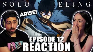 ARISE! 🔥 Solo Leveling Episode 12 REACTION!