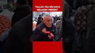 Emekliler pazarda isyan etti: Allah belasını versin!