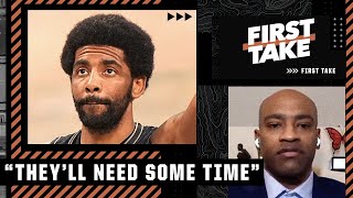 Vince Carter questions how long Kyrie Irving's return would take to impact the Nets | First Take