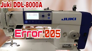 জুকি DDL-8000A Error-005 সমস্যা সমাধান।