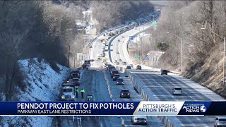 PennDOT announces patchwork project following Parkway East pothole concerns