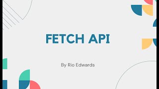 Fetch! (Recording for Code The Dream)