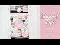 Seasonal Type BIG-Teacher | Sticker Book Flip-Thru | The Happy Planner | Back to School Release 2021