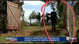 Repórter Escorrega durante Reportagem no Paraná .