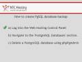 How to Delete PostgreSQL Database through the phpPgAdmin Tool