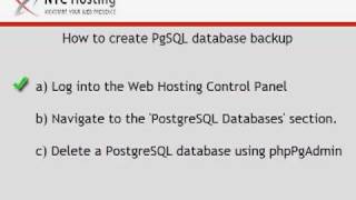 How to Delete PostgreSQL Database through the phpPgAdmin Tool