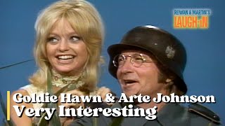 Goldie Hawn | Very Interesting | With Arte Johnson on Rowan & Martin's Laugh-In