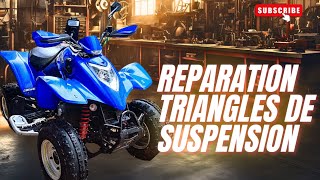 Contrôle Technique Quad, PARTIE 2 - REPARATION TRIANGLES KYMCO#quads #fyp #fail #quads