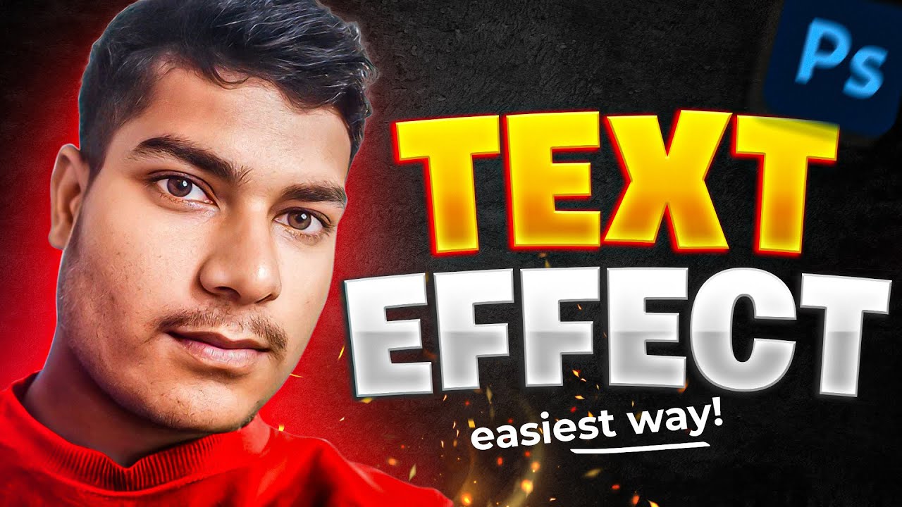 3d Text Effect In Photoshop For Youtube Thumbnail Designs Free Psd