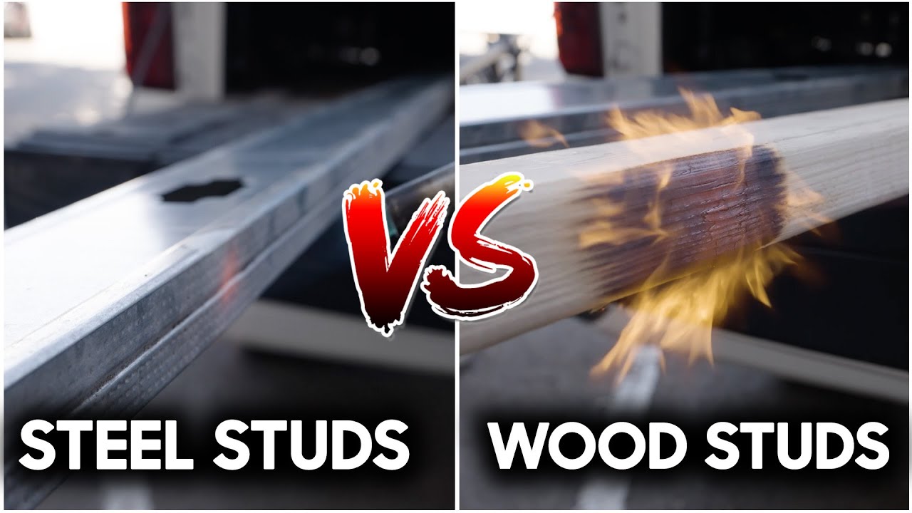 Framing Studs: Steel Vs Wood - YouTube