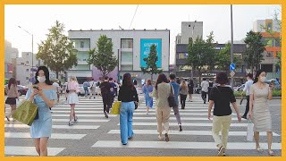 【4K】 Walking on the Sinsa Garosu-gil l 신사역 가로수길의 불금