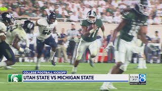 Heyward helps No. 11 Michigan State beat Utah State