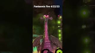 Fantasmic caught on fire tonight at Disneyland