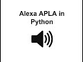Alexa APLA python example