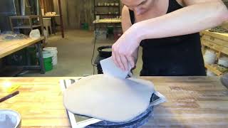 Handbuilding- Slab Bowl (Time Lapsed)